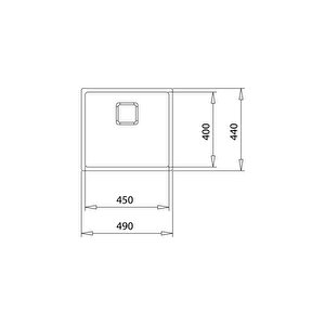 Teka Flexlınea Rs15 45.40 Çelik Eviye 115000013