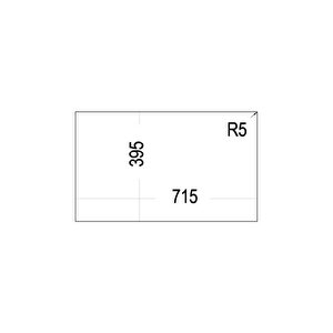 Teka Square 72.40 Tg   Arctic White Granit Eviye 115230019