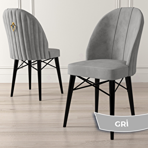 Elf Serisi 80x132 Açılabilir Siyah Mermer Desen Masa Takımı 4 Gri Sandalye Ve 1 Bench