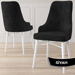 Kar Serisi 80x132 Açılabilir Mdf Beyaz Mermer Desen Masa Takımı 4 Siyah Sandalye Ve 1 Bench