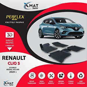 Perflex Paspas 3d Havuzlu X-mat Clıo 5 2020+