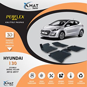 Perflex Paspas 3d Havuzlu X-mat I30 2012-2017