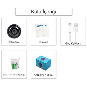 Powermaster Pm-4792 V380 Gece Görüşlü Mikrofonlu 1080p Wifi Ip Kamera
