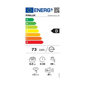 Finlux Konfor 82101 Cm 8 Kg 1000 Devir Çamaşır Makinesi