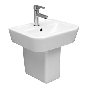 Star Lavabo 38x45 Cm + Star Yarım Ayak De42+de21