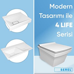 Serel 4life 53 Cm Asma Klozet - Kapak Hariç Fl10ads110h