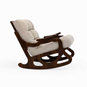 Cozy Sallanan Sandalye & Dinlenme Koltuğu & Berjer & Tv Koltuğu / Açık Bej Minder