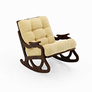 Cozy Sallanan Sandalye & Dinlenme Koltuğu & Berjer & Tv Koltuğu / Sarı Minder