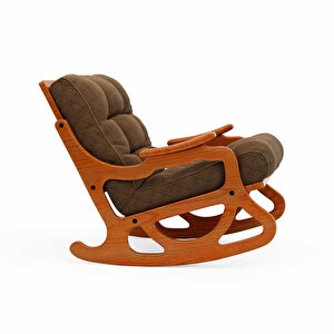 Cozy Sallanan Sandalye & Dinlenme Koltuğu & Berjer & Tv Koltuğu / Kahverengi Minder