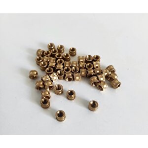 Ayaz İnsert Somun M 2.5 Plastik Çakma Somun (i̇nsört) 10 Adet