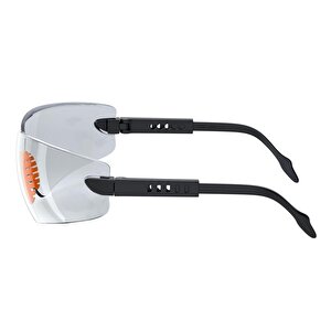 İş Güvenlik Gözlüğü Koruyucu Silikonlu Çapak Gözlük S300 Şeffaf