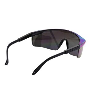 S400 İş Güvenlik Gözlüğü Kulak Ayarlı Koruyucu Gözlük Gökkuşağı