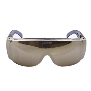 İş Güvenlik Gözlüğü Çapak Koruyucu Gözlük S700 Aynalı Gümüş Antifog
