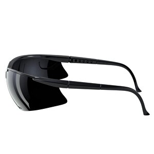 İş Güvenlik Gözlüğü Kaynak Koruyucu Silikonlu Gözlük S600 Siyah