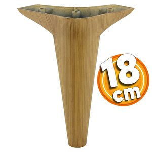 Aspen Lüks Mobilya Kanepe Koltuk Tv Ünitesi Konsol Ayağı Ayakları 18 Cm Kahverengi Ayak (4 Adet)