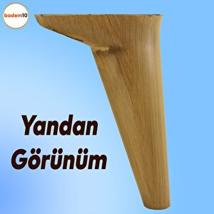 Aspen Lüks Mobilya Kanepe Koltuk Tv Ünitesi Konsol Ayağı Ayakları 18 Cm Kahverengi Ayak (4 Adet)