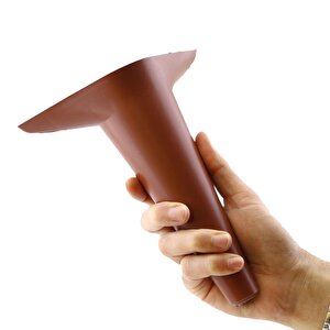 Aspen Lüks Mobilya Kanepe Sehpa Puf Koltuk Ayağı  Kahverengi Baza Ayak 20 Cm (4 Adet)
