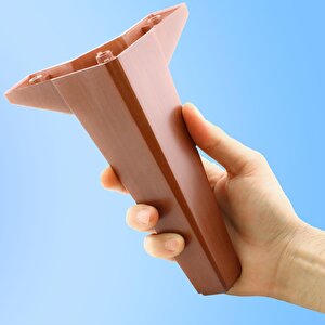 Sedir Lüks Mobilya Kanepe Tv Ünitesi Koltuk Konsol Ayağı 18 Cm Ahşap Desenli Ayakları 4 Adet