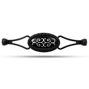 Seçil Çekmece Dolap Dolabı Kulpu Kulbu Siyah Metal Kulpları (128 Mm-12.8 Cm) (4 Adet) Mobilya Mutfak