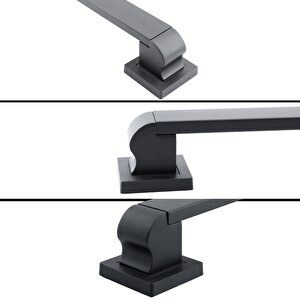 Bersel Çekme Kolu Çelik Kapı Dış Kapı Kolu Tutma Kulbu Siyah Kulp 60 Cm