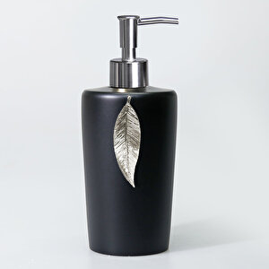 Leaf Diş Fırçalık Siyah Gümüş