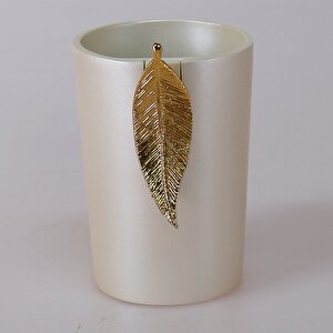 Leaf Diş Fırçalık İnci Altın