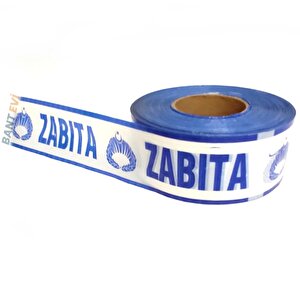 Zabıta Emniyet Şeridi 75mmx500m Zabıta İkaz Bandı 7,5cm