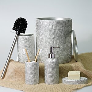 Natural Tuvalet Fırçası Gümüş