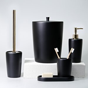 Conical Banyo Seti Siyah