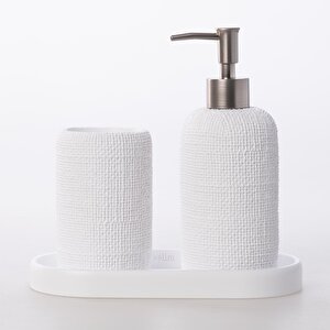 Natural Banyo Seti Beyaz