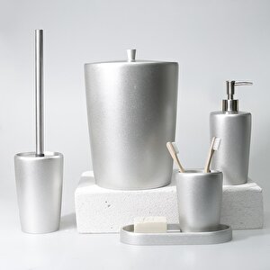Conical Banyo Seti Gümüş