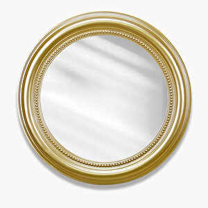 Round Ayna Altın