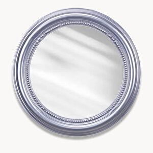 Round Ayna Gümüş