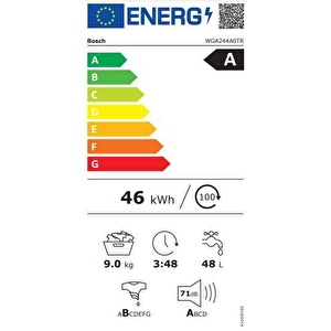 Wga244a0tr 1400 Devir 9 Kg Çamaşır Makinesi