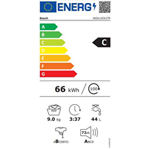 Wga142x1tr 1200 Devir 9 Kg Çamaşır Makinesi