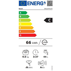 Wau24t91tr 9 Kg 1200 Devir Çamaşır Makinesi