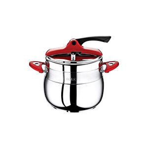 Oms 5080g Klasik Düdüklü Tencere 12 Litre Kırmızı
