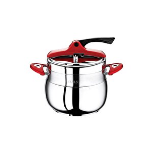 Oms 5080g Klasik Düdüklü Tencere 12 Litre Kırmızı
