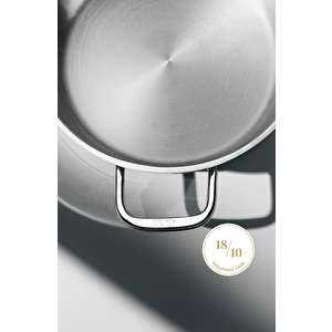 Silver 6 Parça Paslanmaz Çelik Sahan Seti (16-18-20 Cm)