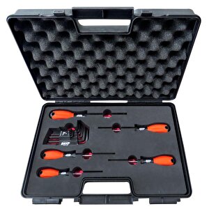 Tornavida Torx  - Allen Seti 14 Parça Çantada