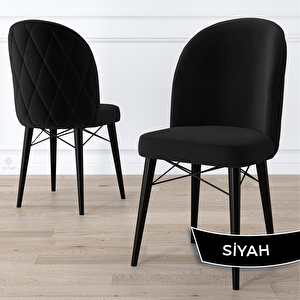 Rut Serisi 80x132 Açılabilir Siyah Mermer Desen Mutfak Masası Takımı Ve 4 Siyah Sandalye