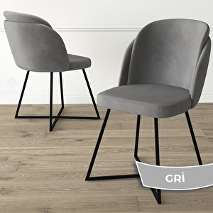 Oga Serisi 80x132 Açılabilir Siyah Mermer Desen Mutfak Masası Takımı Ve 6 Gri Sandalye