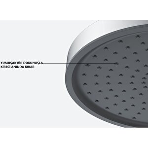 Eca Star Banyo Bataryası + T-may Kağan Tepe Duş Takımı Seti Krom Paslanmaz