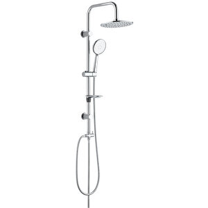 Eca Nita Banyo Bataryası+t-may Banyo Bostan Oval Tepe Duş Takımı Seti Paslanmaz Krom