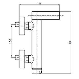 Eca İcon Banyo Bataryası+t-may Banyo Lidya Oval Tepe Duş Takımı Seti Paslanmaz Krom