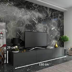İdeal Tv Ünitesi Q7814-4 Antrasit