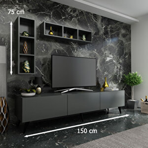 Festival Tv Ünitesi Q3804-4 Antrasit