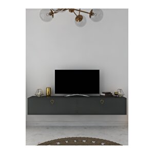 Duvara Monte Tv Sehpası Antrasi̇t S6201-4