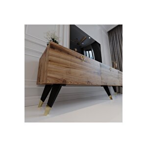 Modern Tv Sehpasi Üçgen Kulp Kepli̇ Q8017-3 Çirağan