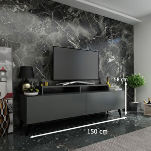 İdeal Tv Ünitesi Q7810-4 Antrasit